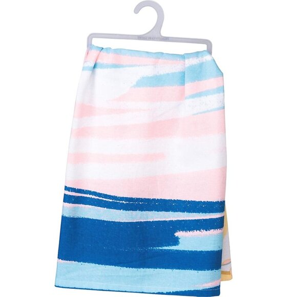 Primitives by Kathy Kitchen Towel - Bad Day at the Beach ...is still better than - Picture 2 of 2